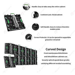 Màn hình hiển thị <span class=keywords><strong>LED</strong></span> Thân hộp nhôm đúc, mỏng và nhẹ, có thể được cài đặt nhanh chóng, được thiết kế đặc biệt để hiển thị sân khấu - Product Image 4