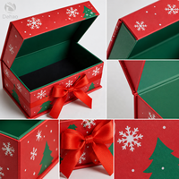 Boîte cadeau de luxe en stock, emballage en gros pour Noël, mariage, anniversaire, cadeaux de vacances