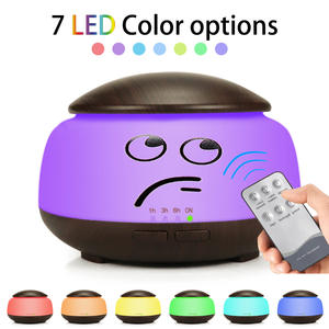 Humidificateur mignon avec émoticônes, diffuseur d'aromathérapie de 300 ml avec lumière LED et commande tactile pour chambre à coucher et bureau - Product Image 3