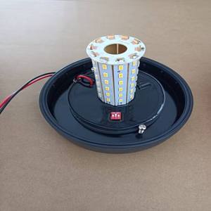 WEKNOWN JD-15 9-32V E-mark Feu de balise magnétique clignotant LED ambre Feu de signalisation stroboscopique 9W - Product Image 2