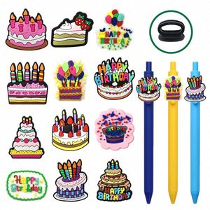 Stylo à bille en PVC souple personnalisé avec personnage de dessin animé, couleur CMYK et taille personnalisable pour les enfants, fournitures de bureau et scolaires - Product Image 2