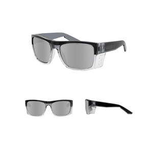 איכות גבוהה z87 + משקפי בטיחות חיצונית גוונים מותאמים אישית נשלפים מסגרת מגן נשלפת מראה כחול עדשה בטיחות משקפי שמש - Product Image 5