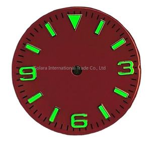 NH35 <b>Watch</b> Sterile 369 Dial for NH35 NH36 NH38 Sunburst Black Blue Green Gold Dial <b>Arabic</b> <b>Numeral</b> Saccesorinous Parts - Product Image 2