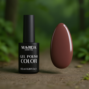 Majida Gel Polish Color 8,5 Ml Brown UV Gel <b>Nail</b> Polish - Product Image 3