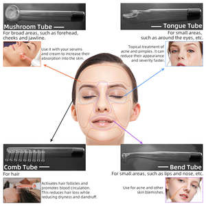 Machine à baguettes de thérapie faciale, appareil Portable haute fréquence, outils de beauté électriques tenue de visage, offre spéciale, - Product Image 3