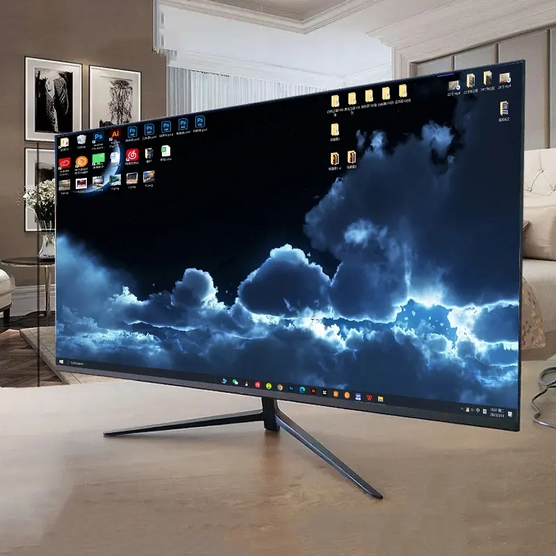 2k ekran geniş bilgisayar ekranı 2k 19 masaüstü inç 24 düz 32 Led Ips monitörler masaüstü 144hz 4k kavisli monitörler inç oyun 144hz