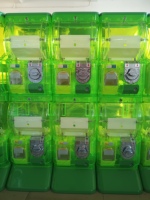 Distributeur automatique de capsules à double compartiment, sans électricité, pour magasins, multicolore, Lesen LS-ND-07 CE, direct usine, haute rentabilité