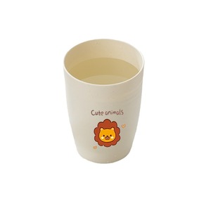 Gobelet pour enfants en forme d'animaux mignons, beige, pour le brossage des dents, durable, anti-chute, hygiénique, pour un usage domestique - Product Image 1