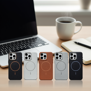 Funda Protectora Magnética Ligera con Textura de Lichi Diseñada para Teléfonos Móviles Samsung S24/S25 - Product Image 3