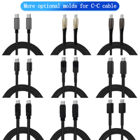 PD USB C a C cable 60W/45W/30W/18W 3A cables de datos de carga USB rápida para móviles