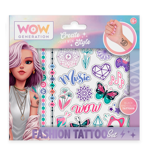ชุดสักลาย 50+ ลาย WOW Generation - สติ๊กเกอร์สักลาย - สติ๊กเกอร์แบบลอกน้ำ + PET : 10 กรัม - Product Image 2