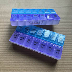 批发医疗每周便携式药盒<span class=keywords><strong>2</strong></span>次1天定制塑料药盒促销礼品 - Product Image 2