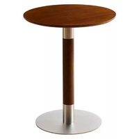 Table à café/salle à manger vintage en bois massif, style rétro simple, pour balcon, réception, réunions, salons de thé et de desserts - Design antique