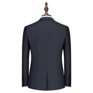 Trajes Formales de Negocios para Hombre de Alta Calidad 2025, Corte Entallado, Transpirables, Tallas Grandes, con Abertura Trasera y Tela de Lana Peinada - Product Image 6