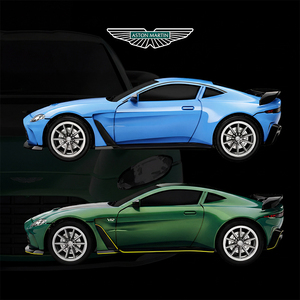 Nouvelle voiture RC <span class=keywords><strong>Aston</strong></span> <span class=keywords><strong>Martin</strong></span> autorisée à l'échelle 1/60, 4 canaux, 2,4 GHz, micro, avec éclairage, haute vitesse, pour course et exposition intérieure, pour enfants - Product Image 2