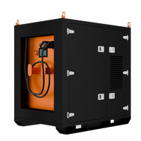 Station d'alimentation portable AC 100 kWh Plug-and-Play, alimentation de secours, unité d'alimentation temporaire, charge rapide DC, charge de véhicules électriques, LiFePO4