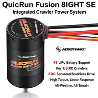 Hobbywing Fusion 8IGHT SE 1800KV 4S FOC Combo Moteur Brushless Intégré ESC Système d'Alimentation pour Voiture RC Crawler d'Escalade