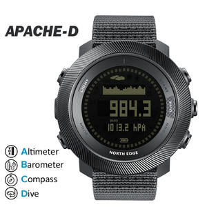 Reloj Inteligente Deportivo para Exteriores DF NORTH EDGE Apache-D, Relojes de Buceo Redondos, Resistentes al Agua, con Brújula Táctica y Función de Calendario - Product Image 2