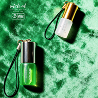 SAGALAGA 3ML Minyak Kutikula Kuku dalam Bentuk Roller Pen dengan Gantungan Kunci, Serum Penumbuh Kuku, Vitamin E, Perawatan Melembapkan Kutikula
