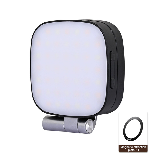 Portable Magnetic Fill Light Photography Mirror Phone Holder Rechargeable Selfie Light with Mirror for Video Vlog Makeup