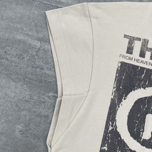 T-shirt personnalisé 100% coton, impression DTG, motif graphique jumbo, sans manches, débardeur musculaire pour homme - Product Image 2