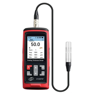 เกจวัดความหนาเคลือบ GM280FNF 220V ไมครอนสำหรับตรวจจับพื้นผิวฟิล์มสีรถยนต์1ปีป้องกัน IP55ได้สูง - Product Image 4