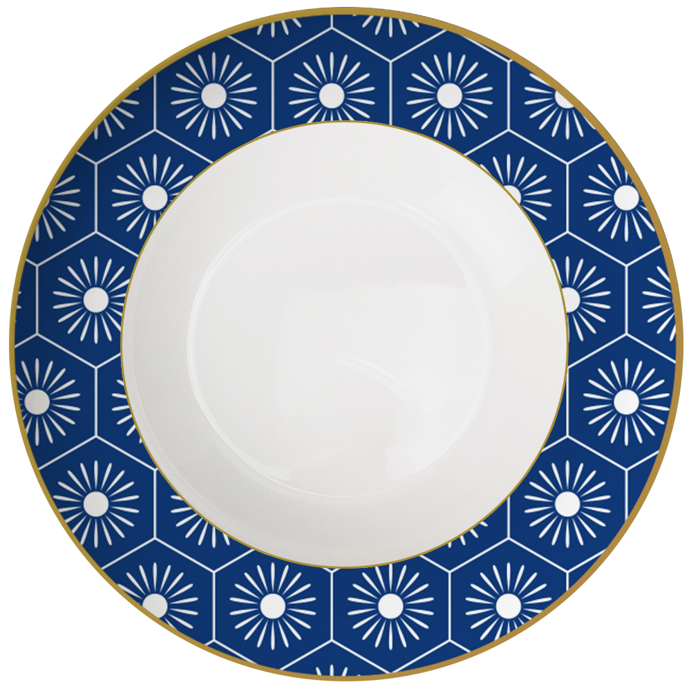Assiette à soupe de 8 pouces