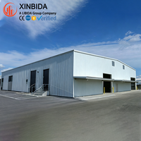 Bâtiment métallique d'entrepôt/atelier en structure d'acier certifié CE CWB, le plus populaire, à vendre