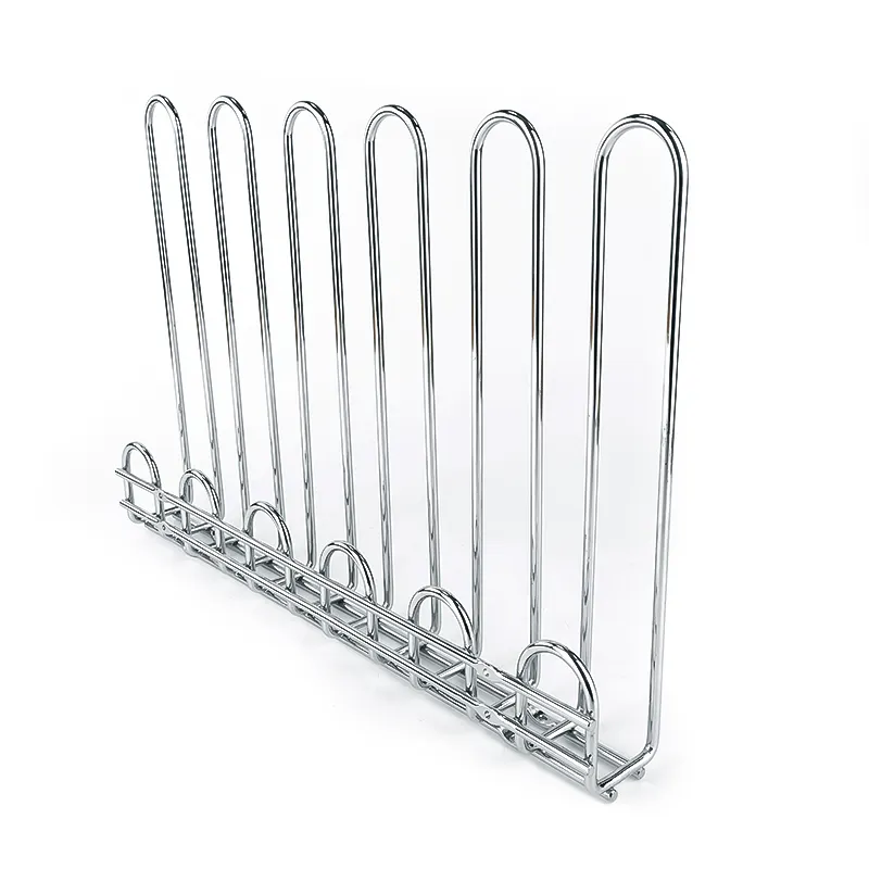 Modern Design Hot Sale 6-Row Metalen Wijn Glas Rack Onder Kast Glaswerk Houder Met Glazen Opberghanger