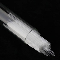 Borosilicate COE 3.3 diamètre 1mm 2mm, 3mm, 4mm tige solide en verre borosilicate 3.3