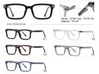 Montura de Gafas Cuadradas de Moda para Hombre, Gafas con Bloqueo de Luz Azul, Diseño de Marca, Lentes Ópticas para Miopía y Lectura, TR90