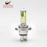 H4 ampoule halogène voiture brouillard phare lampe 12V jaune 60/55W automobile ampoules usine haute qualité 1 an de garantie