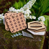 Kit de presse à fleurs en bois avec vis, planche de pressage gravée au laser pour l'art floral séché, artisanat DIY, herbarium, coffret cadeau