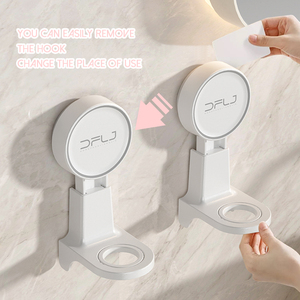 Bathroom No Glue No Drilling Hanging Liquid Soap Dispenser Bottle <b>Bracket</b> Wall Mounted <b>Shower</b> Shampoo Bottle <b>Holder</b> - Product Image 3