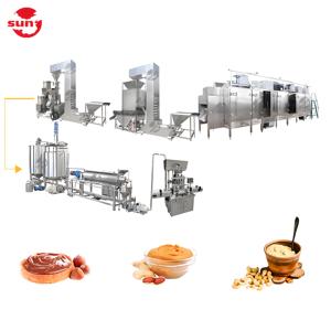 <span class=keywords><strong>Industrial</strong></span> automático contínuo amendoim hummus molho liquidificador preencher gergelim tahini amendoim manteiga fazendo máquina linha de produção