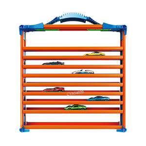 ชุดรถแข่งรางสปริงพลาสติกแบบใหม่ ปี 2025 พร้อมรางของเล่นแบบวน 360 องศา รถโลหะผสมสำหรับเด็ก - Product Image 3