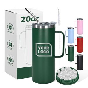 Durable Hot Selling 304 Stainless Steel Vacuum 20Oz Coffee Beer Milk Tumbler Mug Cup With Lid Small Storage Bottom - Product Image 4