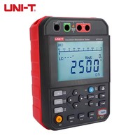 Ohmímetro Digital Portátil de Grado Industrial UNI-T UT512D, Comprobador de Resistencia de Aislamiento CAT IV, Resistencia de Voltaje de 600V, 2500V