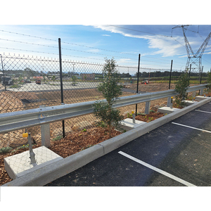 Guardrail Stradale in Acciaio Zincato Tipo W, Barriera Antiurto a Due Onde Tipo Armco, Recinzione di Sicurezza Stradale con Riflettore Diamond Grade M68 - Product Image 4