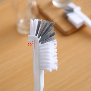 Long Handled Cup <b>Brush</b> Nylon Head Hanging Loop Kitchen Cleaning <b>Brush</b> For Glass <b>Bottle</b> Soy Milk Maker - Product Image 3