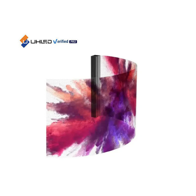 Flexible Led Film Adhesive Slim Advertising Panel Film Transparent Glass Screen Led Display Film LED Screen for Store Window