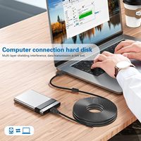 Cable de Extensión SYONG USB 2.0 OD:4.0 Tipo A Macho a Tipo A Macho, AM a AM, Negro, para Laptop, Impresora, PC, Escáner