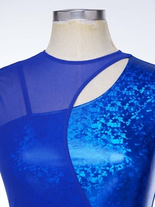 Vestido de Baile Lírico Metálico para Mujer, Ropa de Danza Litúrgica, para Actuaciones en Escenario, Competiciones y Eventos de Danza - Product Image 3