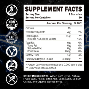 Gomitas de Shilajit Ashwagandha a Precio de Fábrica, Gomitas de Shilajit Puro del Himalaya, Gomitas para el Apoyo del Sistema Inmunológico - Product Image 2