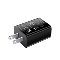 Adaptador de Corriente USB-A de 10W 5V2A con Certificación UL/FCC para Carga de Teléfonos Móviles, Bolígrafo de Impresión 3D, Lámpara de Escritorio LED