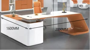 KD11escritorio Office Furniture Boss Desk Manager Executive Office Desk Table Ceo Luxury Desk Boss Table For Office