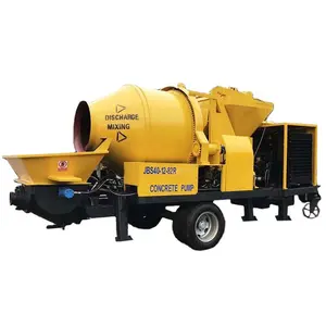 Concrete mixer pump JBS40 cheap price portable cement mixer with pump with good quality