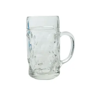1 Liter Large Capacity Jumbo Beer Glass Stein Mug For Sale with Handle