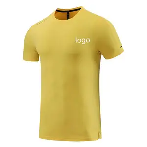 Kaus pria grosir kualitas tinggi kaus kustom kaus kebugaran Gym polos Pria Wanita desainer mewah kaus dapat disesuaikan