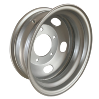 Jantes en acier de camion léger 16x5.5 personnalisées Roues de camion de 5.5x16 pouces pour pneus 650R16 700R16 750R16